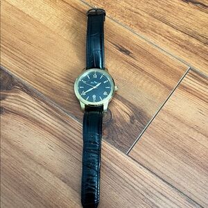 Lucien Piccard Gold and Black Watch